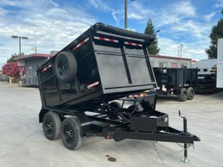 New 2026 Five Star Trailers DT68293 D7 P4 6.5FT X 8FT 7K GVW Dump Trailer