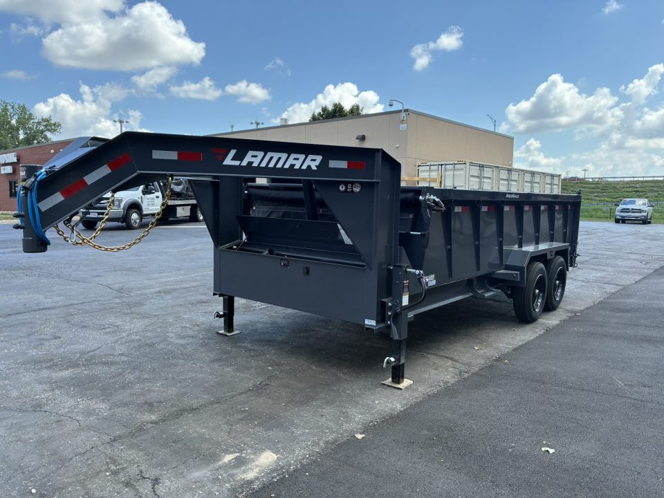 New 2026 Lamar Trailers 83"X16' DT-14k Telescopic Dump Trailer