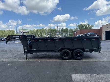 New 2026 Lamar Trailers 83"X16' DT-14k Telescopic Dump Trailer