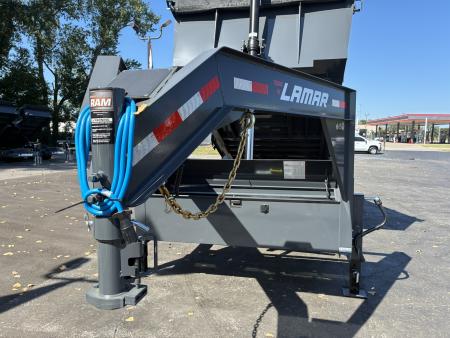 New 2027 Lamar Trailers 83"X16' DT-14k Gooseneck Dump Trailer
