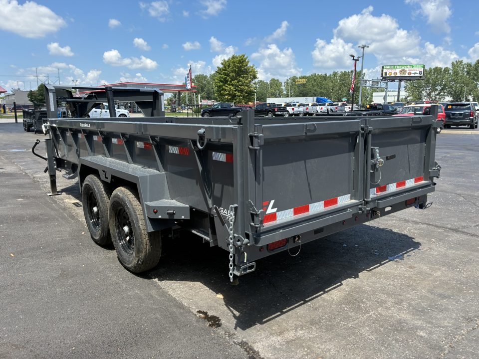 New 2026 Lamar Trailers 83"X16' DT-14k Telescopic Gooseneck Dump Trailer