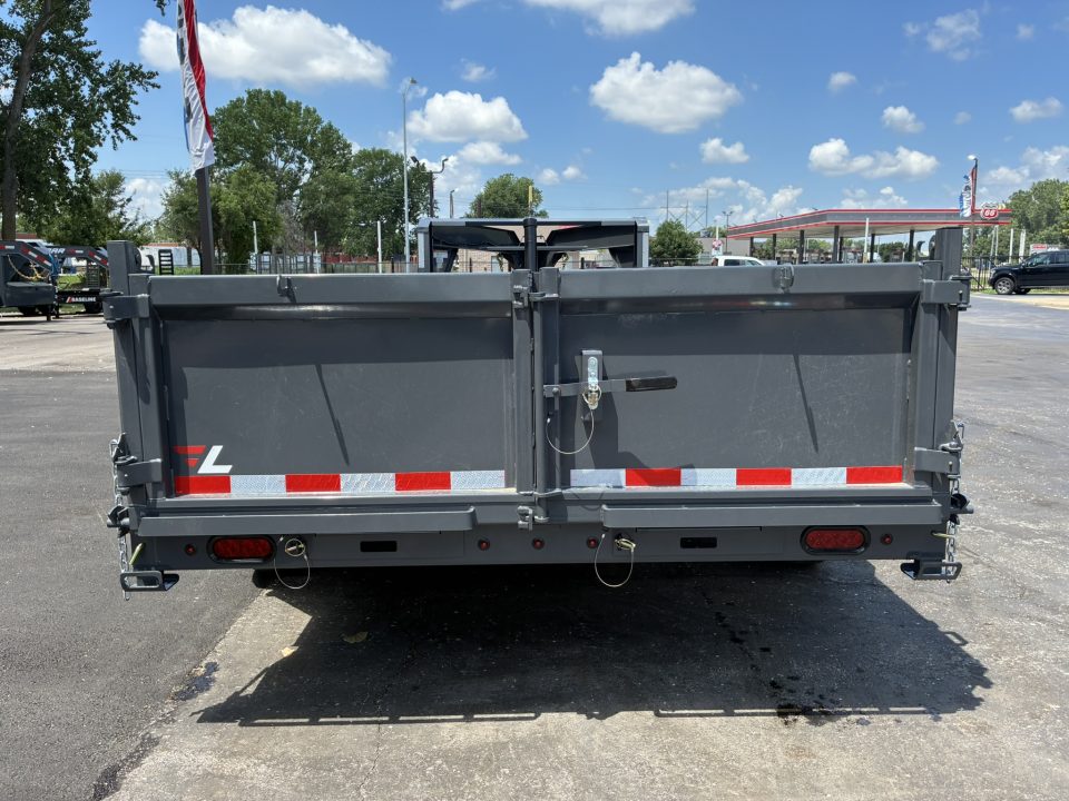 New 2026 Lamar Trailers 83"X16' DT-14k Telescopic Gooseneck Dump Trailer