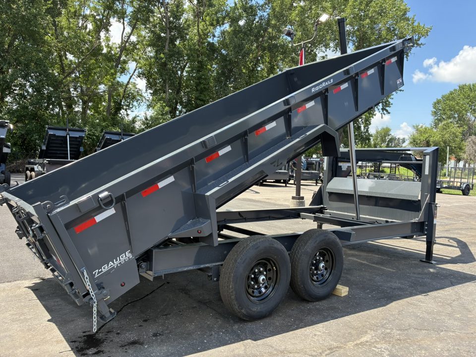 New 2026 Lamar Trailers 83"X16' DT-14k Telescopic Gooseneck Dump Trailer