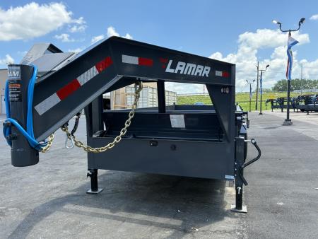 New 2026 Lamar Trailers 83"X16' DT-14k Telescopic Gooseneck Dump Trailer