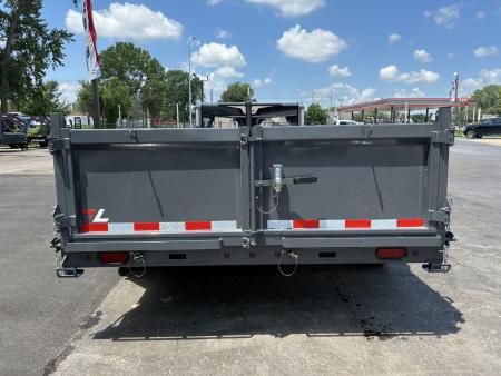 New 2026 Lamar Trailers 83"X16' DT-14k Telescopic Gooseneck Dump Trailer