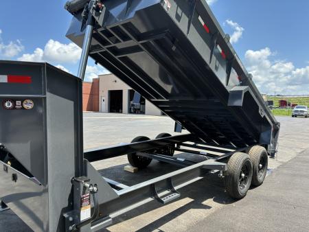 New 2026 Lamar Trailers 83"X16' DT-14k Telescopic Gooseneck Dump Trailer