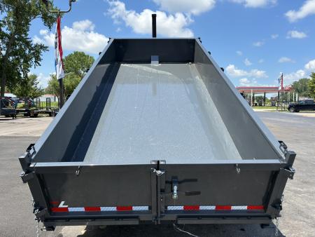 New 2026 Lamar Trailers 83"X16' DT-14k Telescopic Gooseneck Dump Trailer