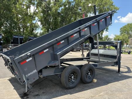 New 2026 Lamar Trailers 83"X16' DT-14k Telescopic Gooseneck Dump Trailer