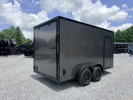 New 2026 Cargo United 7x14 TA (7FT HT) BLACKOUT .80 Polycore Cargo / Enclosed Trailer