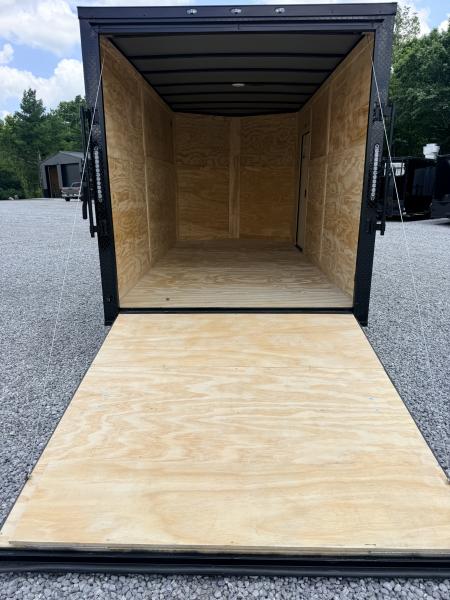 New 2026 Cargo United 7x14 TA (7FT HT) BLACKOUT .80 Polycore Cargo / Enclosed Trailer