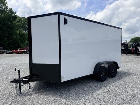 New 2026 Cargo United 7x14 TA (7FT HT) BLACKOUT .80 Polycore Cargo / Enclosed Trailer