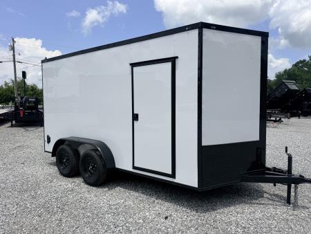 New 2026 Cargo United 7x14 TA (7FT HT) BLACKOUT .80 Polycore Cargo / Enclosed Trailer