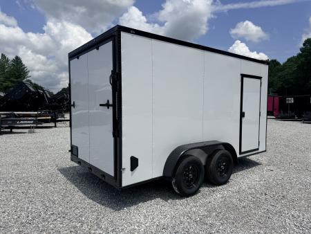 New 2026 Cargo United 7x14 TA (7FT HT) BLACKOUT .80 Polycore Cargo / Enclosed Trailer