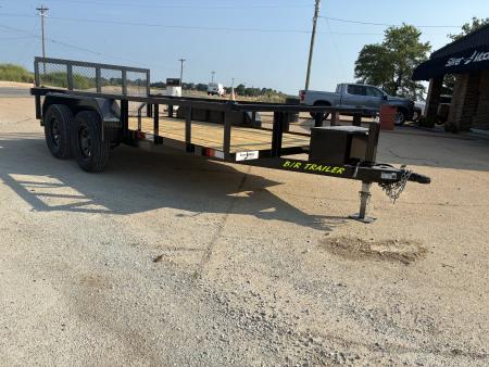 New 2026 B/R Trailers 76x16 Tandem Axle Utility Trailer (7K)