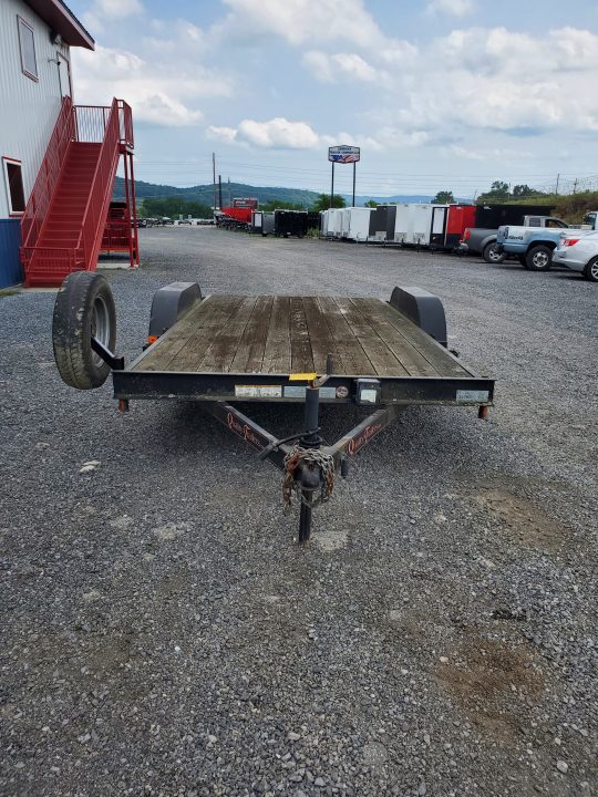 Used 2014 Quality Trailers Economy Wood Deck Car Hauler / 7000 GVWR / 16'