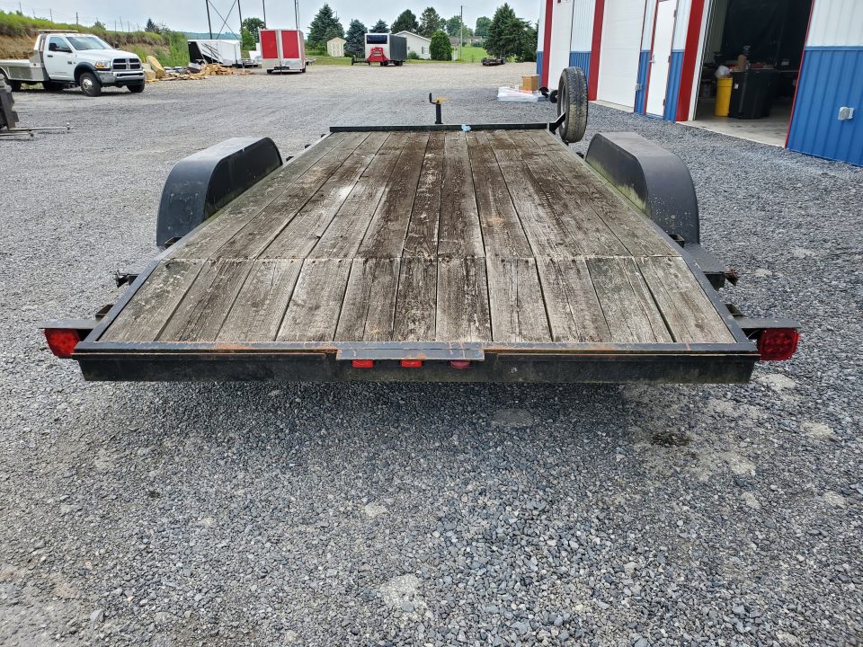 Used 2014 Quality Trailers Economy Wood Deck Car Hauler / 7000 GVWR / 16'