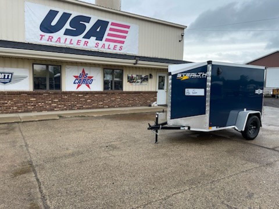 New 2026 Stealth Trailers 5x8 Mustang 3k w/Ramp Door Cargo / Enclosed Trailer