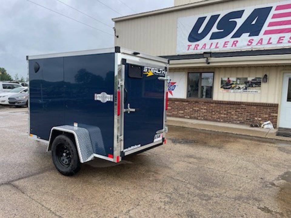 New 2026 Stealth Trailers 5x8 Mustang 3k w/Ramp Door Cargo / Enclosed Trailer