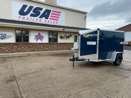 New 2026 Stealth Trailers 5x8 Mustang 3k w/Ramp Door Cargo / Enclosed Trailer
