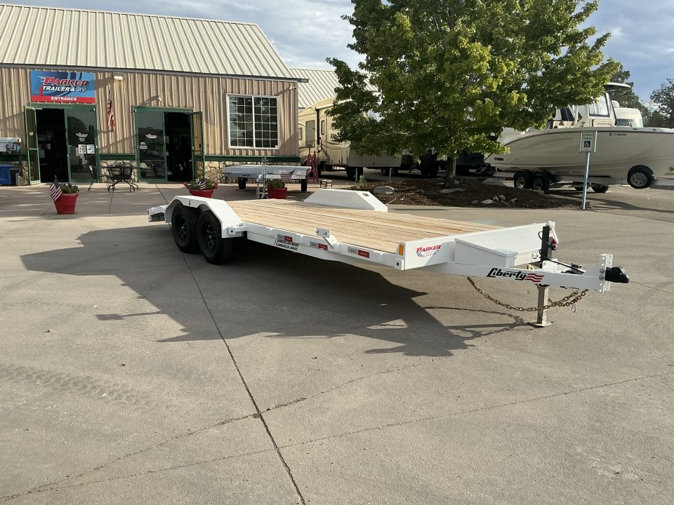 New 2026 Liberty Industries LC7K 83X18 C4DT Flatbed Trailer