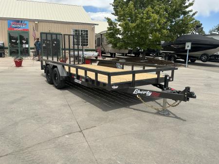New 2026 Liberty Industries LU10K 83X16+2C5 Utility Trailer