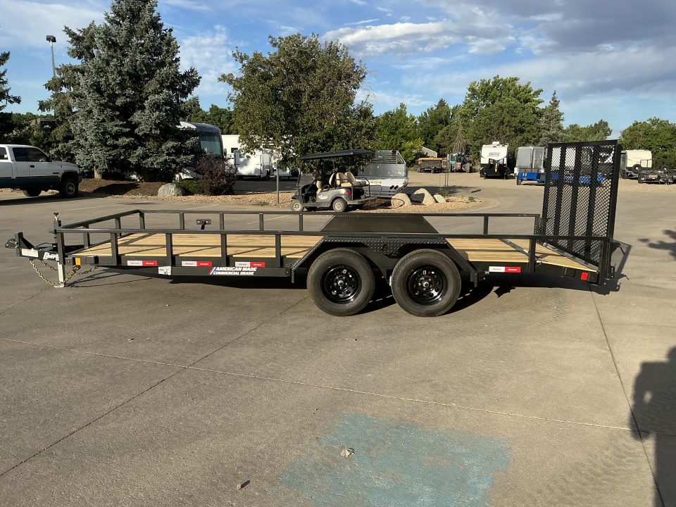 New 2026 Liberty Industries LU7K 83X16+2C4 Utility Trailer