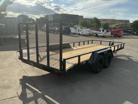New 2026 Liberty Industries LU7K 83X16+2C4 Utility Trailer