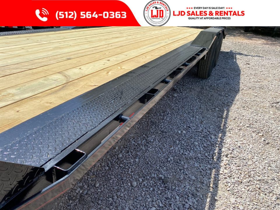 New 2026 Lion - 102" X 24 - 14K GVWR - Equipment Trailer - Stand Up Ramps