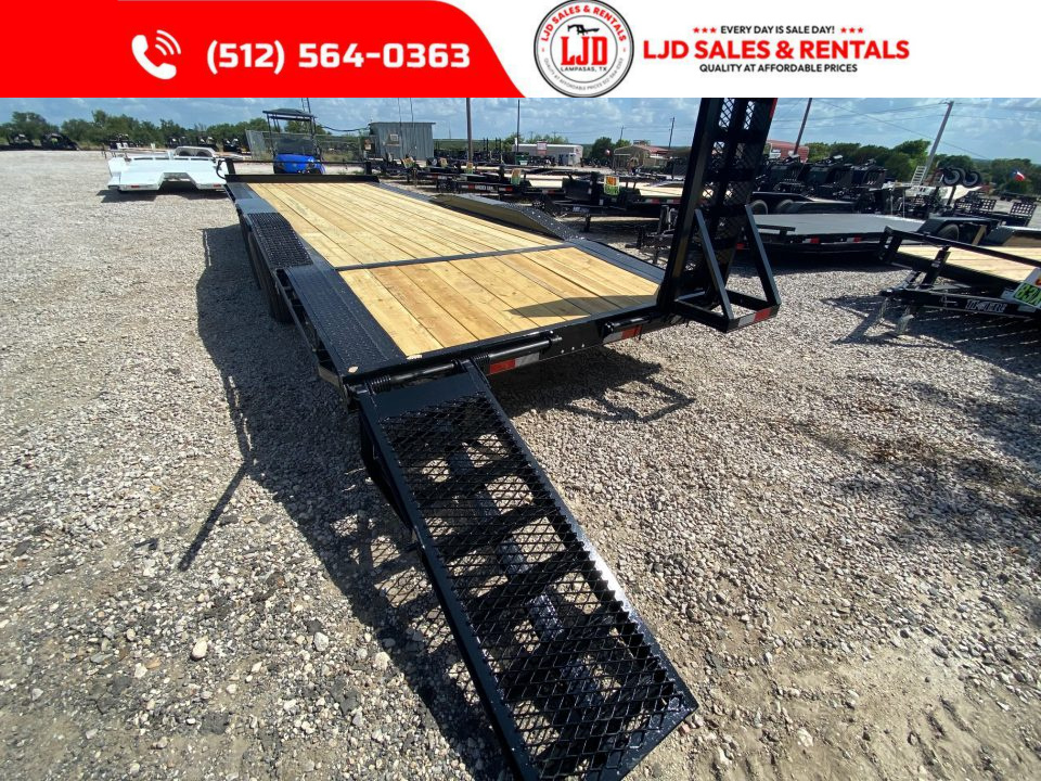 New 2026 Lion - 102" X 24 - 14K GVWR - Equipment Trailer - Stand Up Ramps
