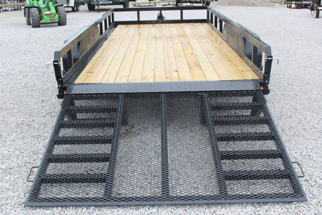 New 2026 Sure-Trac 7' x 16' Tandem Axle Tube Top Landscape Utility Trailer - 9900# GVW