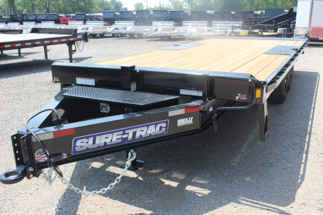 New 2026 Sure-Trac 8'6" x 22' Deckover Tilt Trailer - 15,000# GVW