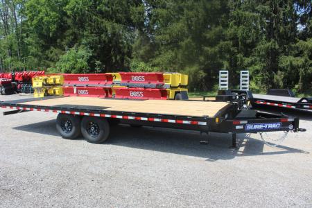 New 2026 Sure-Trac 8'6" x 22' Deckover Tilt Trailer - 15,000# GVW