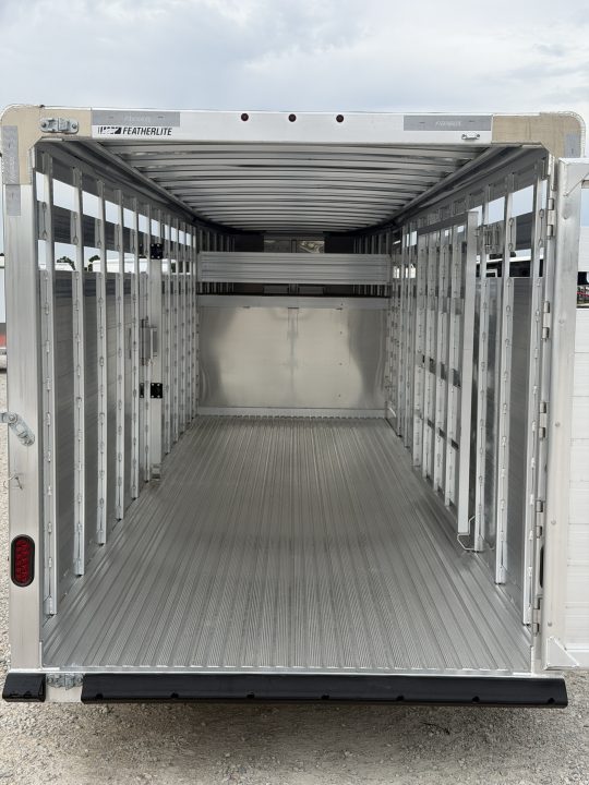 New 2026 Featherlite 24' Stock Trailer