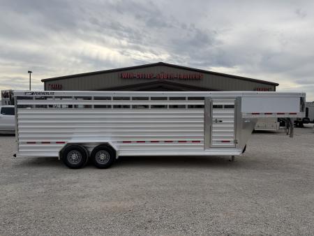 New 2026 Featherlite 24' Stock Trailer