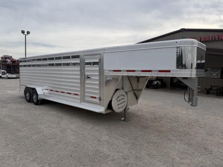 New 2026 Featherlite 24' Stock Trailer