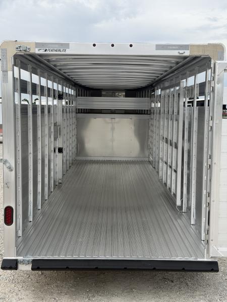 New 2026 Featherlite 24' Stock Trailer