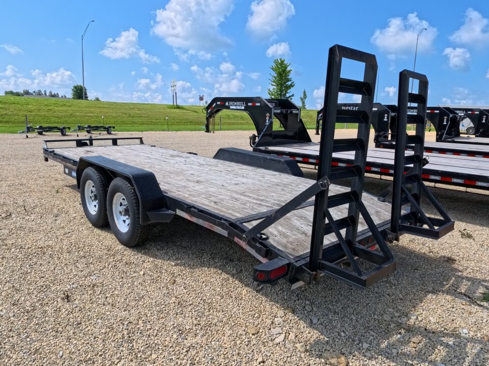 Used 2014 Sure-Trac 81" x 20' Equipment Trailer with 14K GVWR, and NEW Tires