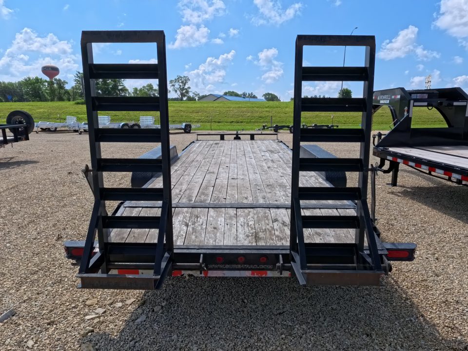 Used 2014 Sure-Trac 81" x 20' Equipment Trailer with 14K GVWR, and NEW Tires
