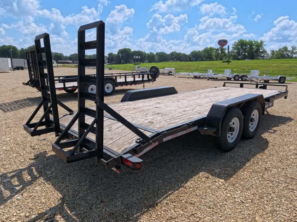 Used 2014 Sure-Trac 81" x 20' Equipment Trailer with 14K GVWR, and NEW Tires