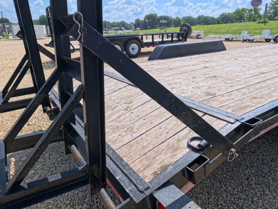 Used 2014 Sure-Trac 81" x 20' Equipment Trailer with 14K GVWR, and NEW Tires