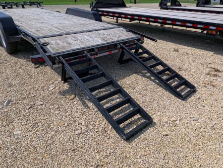 Used 2014 Sure-Trac 81" x 20' Equipment Trailer with 14K GVWR, and NEW Tires