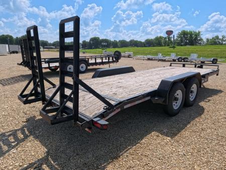 Used 2014 Sure-Trac 81" x 20' Equipment Trailer with 14K GVWR, and NEW Tires