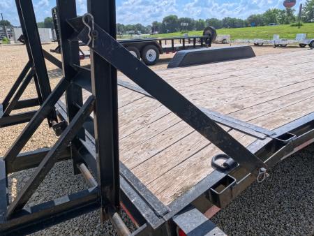 Used 2014 Sure-Trac 81" x 20' Equipment Trailer with 14K GVWR, and NEW Tires