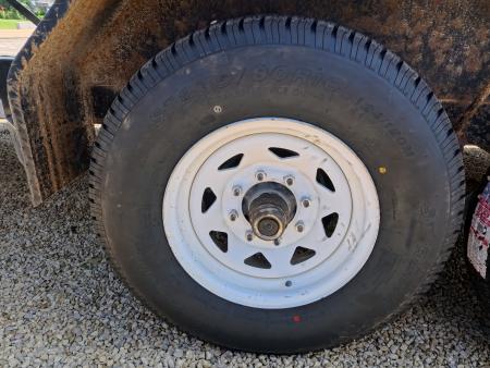 Used 2014 Sure-Trac 81" x 20' Equipment Trailer with 14K GVWR, and NEW Tires