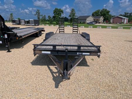 Used 2014 Sure-Trac 81" x 20' Equipment Trailer with 14K GVWR, and NEW Tires
