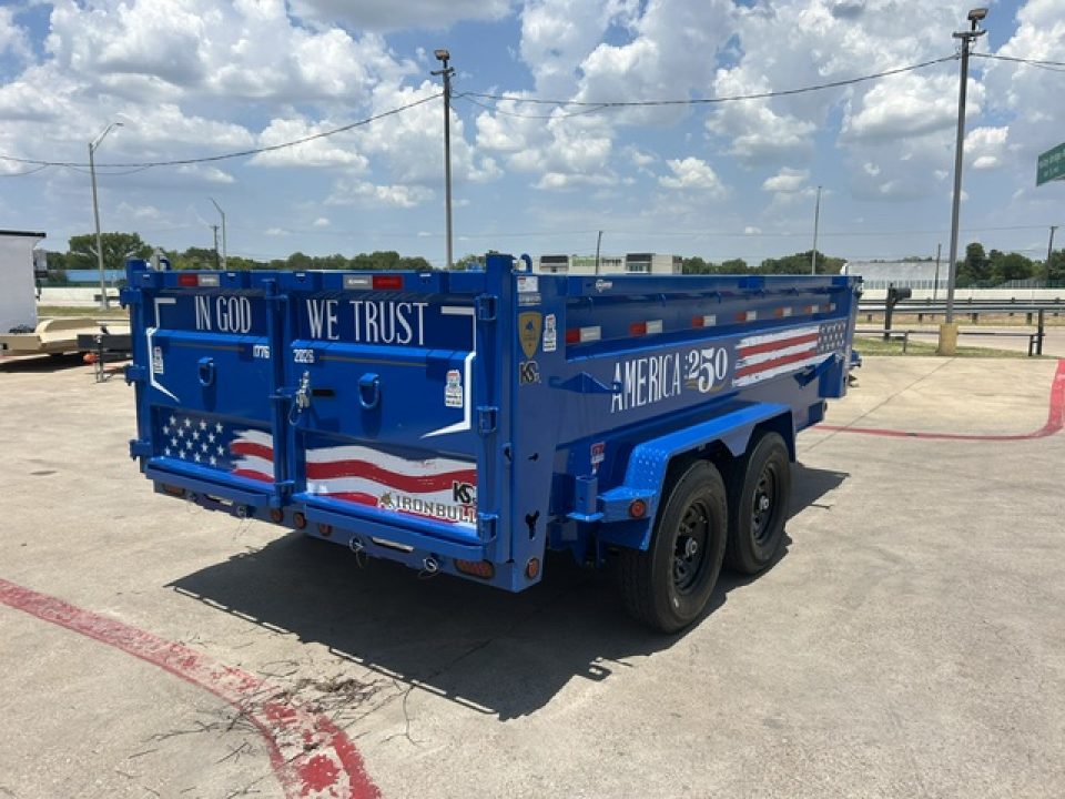 New 2027 IRON BULL DWB14 Dump Trailer 14'X83"