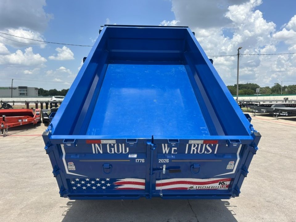New 2027 IRON BULL DWB14 Dump Trailer 14'X83"