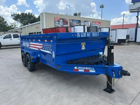 New 2027 IRON BULL DWB14 Dump Trailer 14'X83"