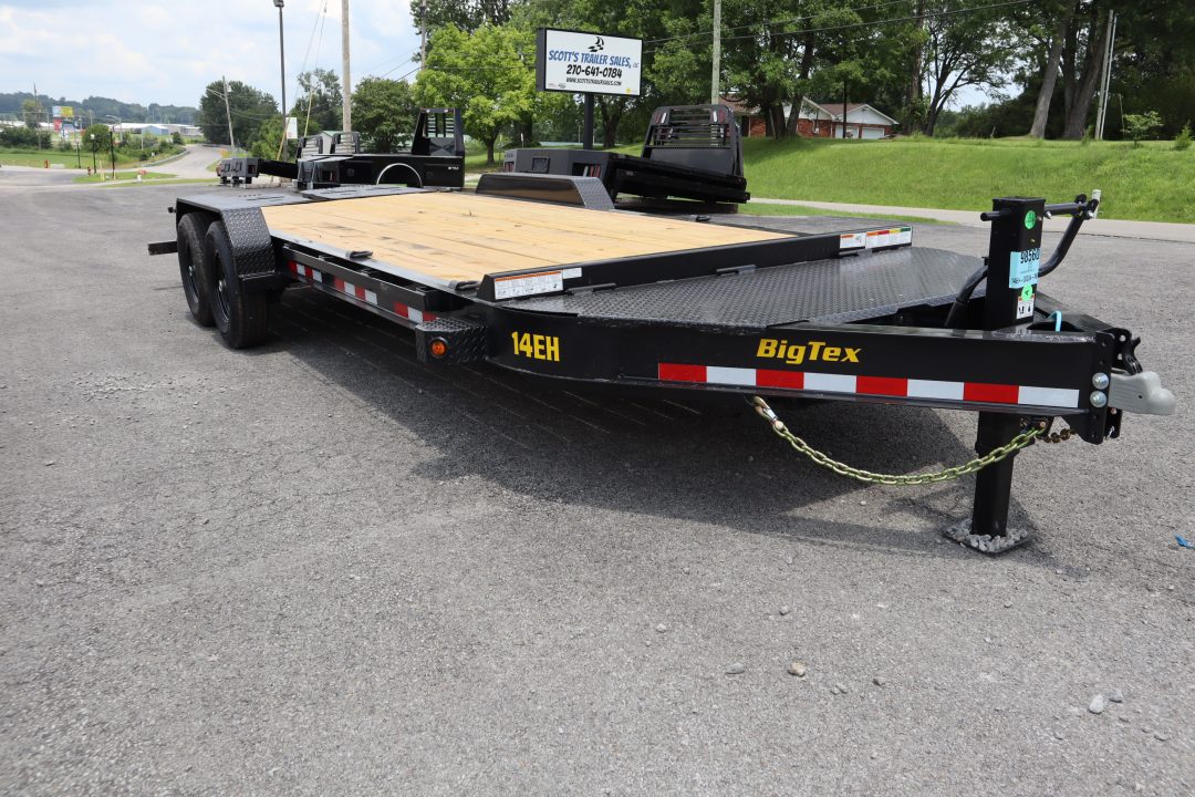 New 2027 Big Tex 14EH 20' Equipment Trailer w/ Mega Ramps
