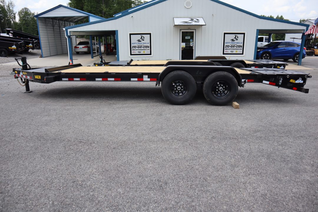New 2027 Big Tex 14EH 20' Equipment Trailer w/ Mega Ramps